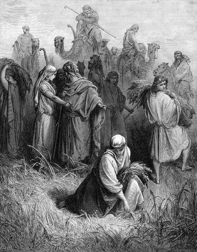 Boaz and Ruth by Gustave Dore